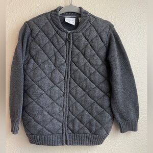 🩶🐘ZARA KIDS QUILTED CARDIGAN SWEATER🐘🩶